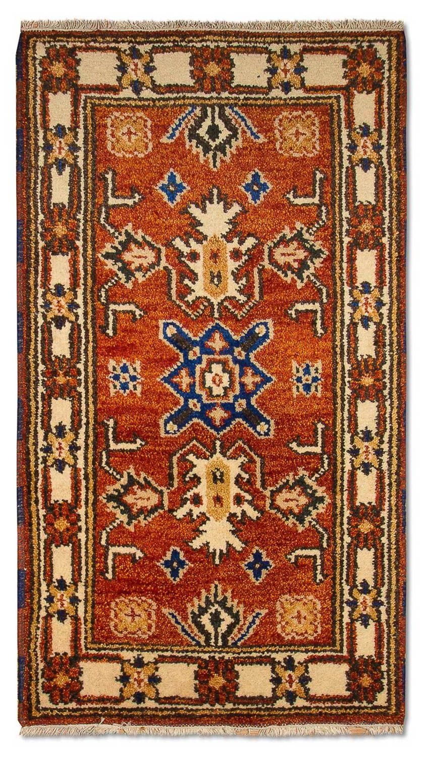 Tapis oriental - 125 x 63 cm - orange