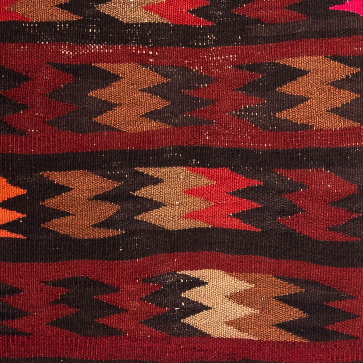 Tapis Kelim - Vieux - 90 x 85 cm - multicolore