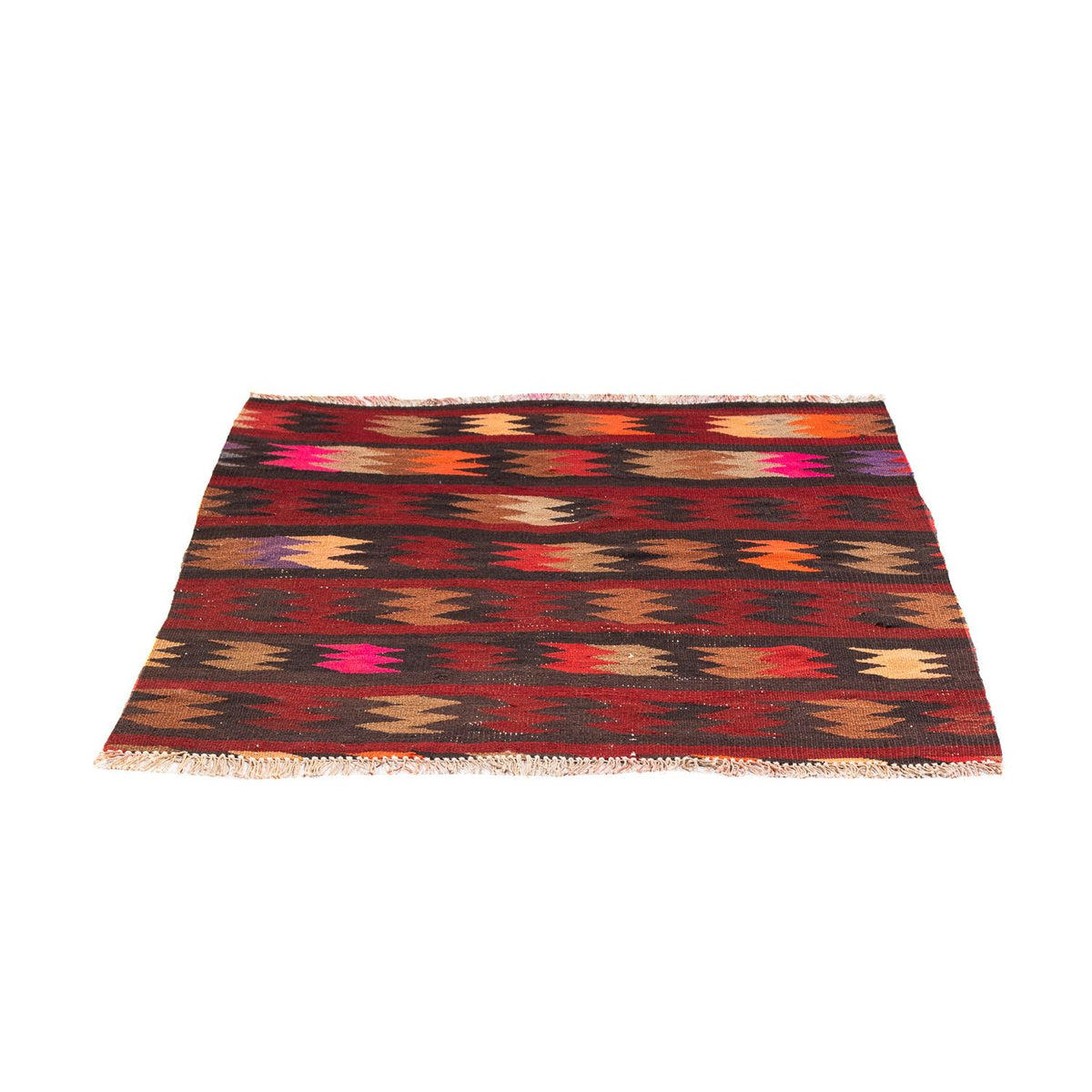 Tapis Kelim - Vieux - 90 x 85 cm - multicolore
