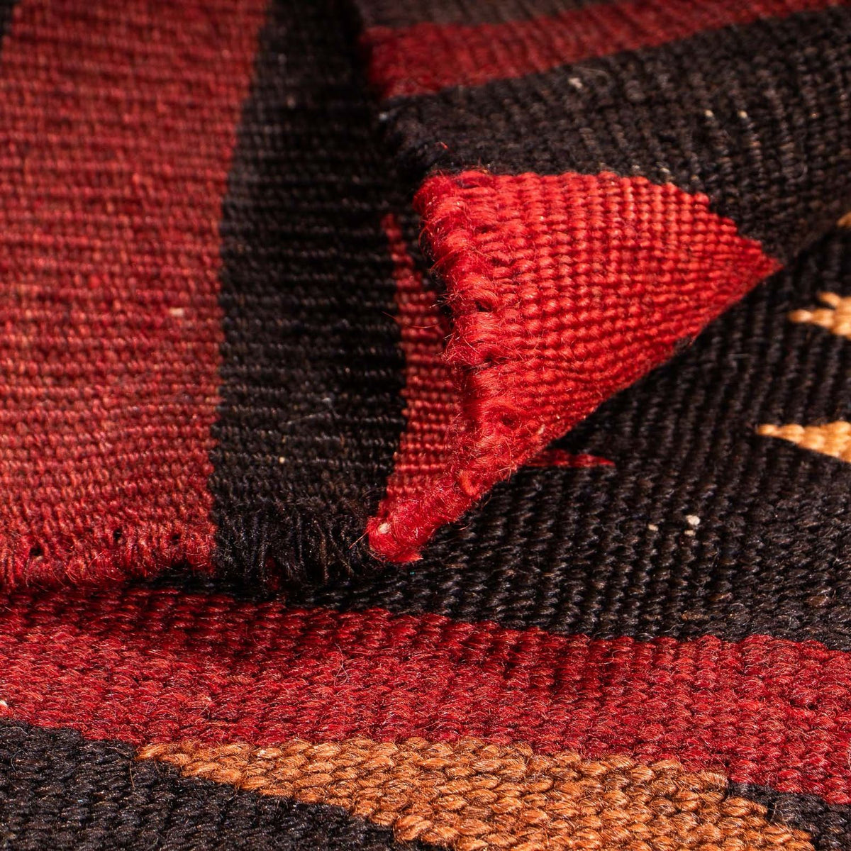 Tapis Kelim - Vieux - 110 x 90 cm - multicolore