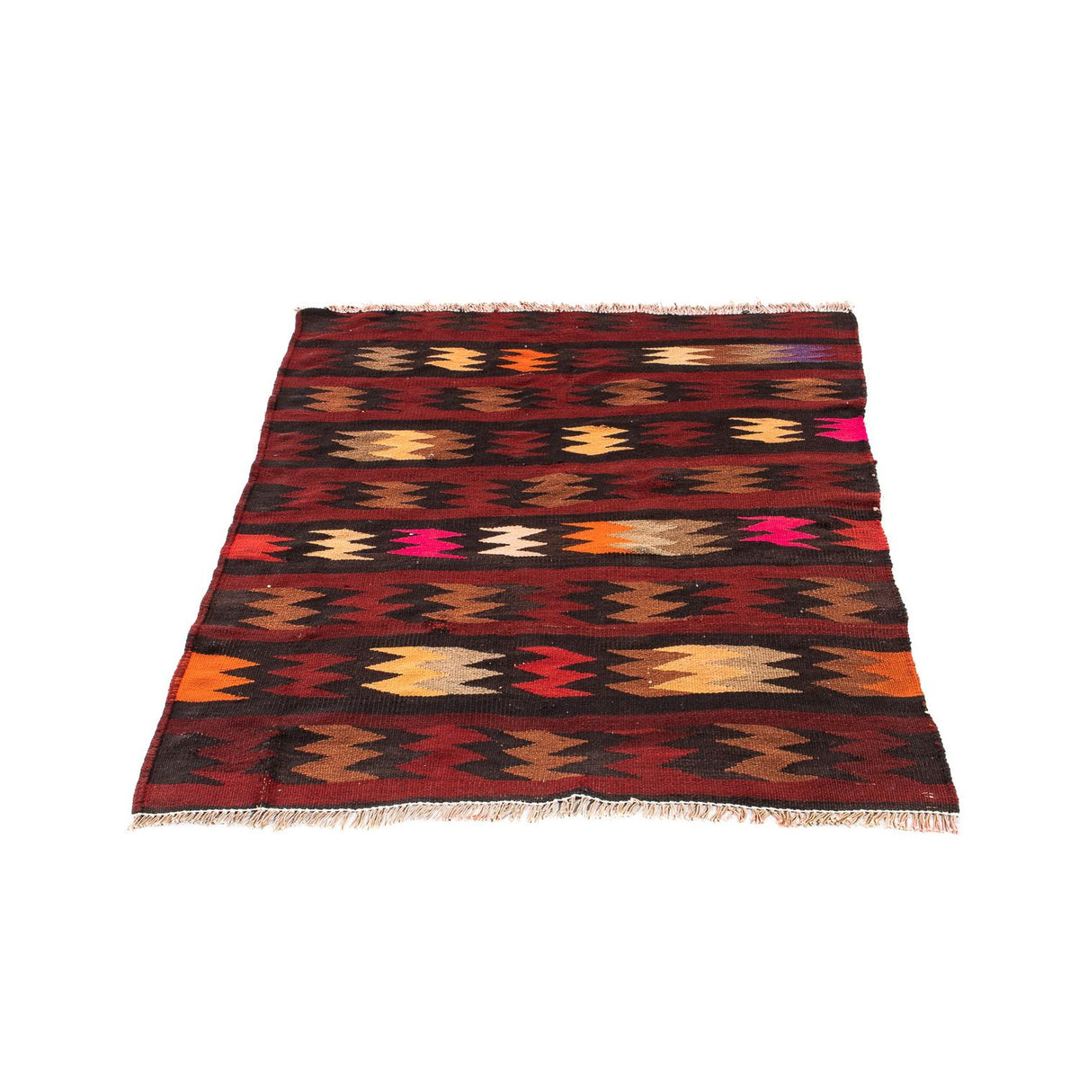 Tapis Kelim - Vieux - 110 x 90 cm - multicolore