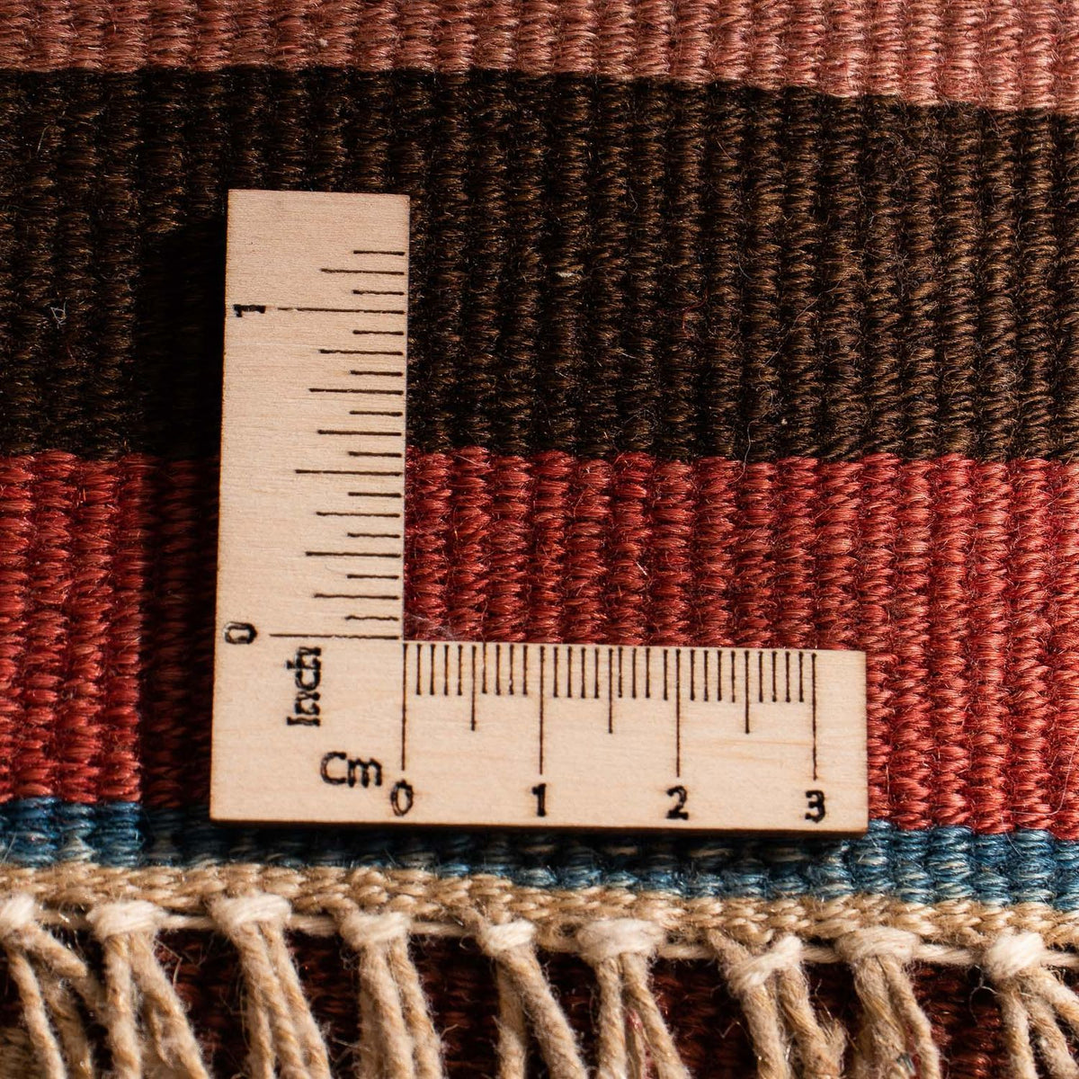 Tapis Kelim - Vieux carré  - 85 x 80 cm - multicolore