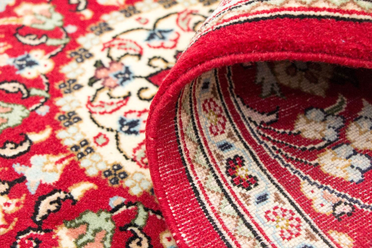 Tapis persan - Ghom - 243 x 170 cm - bleu foncé