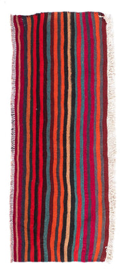 Tapis de couloir Tapis Kelim - Vieux - 115 x 47 cm - multicolore