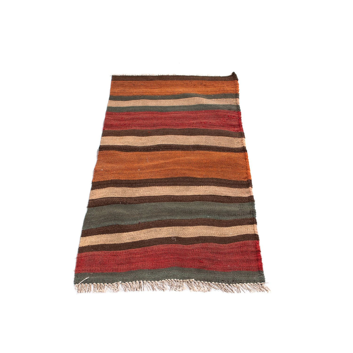 Tapis de couloir Tapis Kelim - Vieux - 110 x 50 cm - multicolore