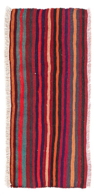 Tapis de couloir Tapis Kelim - Vieux - 105 x 45 cm - multicolore