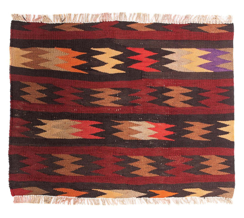 Tapis Kelim - Vieux - 95 x 75 cm - multicolore