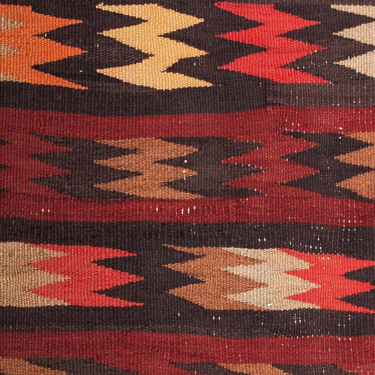 Tapis Kelim - Vieux - 95 x 75 cm - multicolore