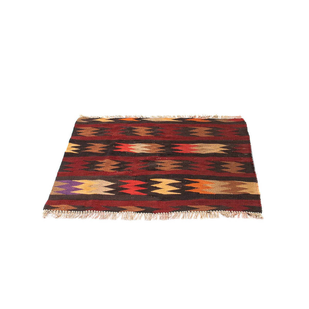 Tapis Kelim - Vieux - 95 x 75 cm - multicolore