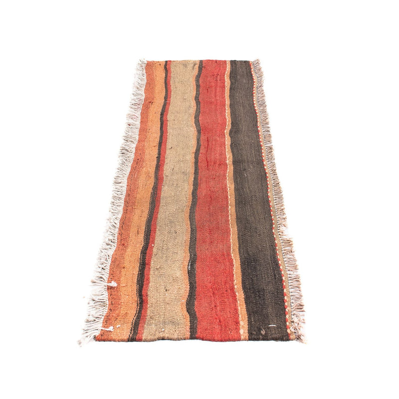 Tapis de couloir Tapis Kelim - Vieux - 135 x 40 cm - multicolore