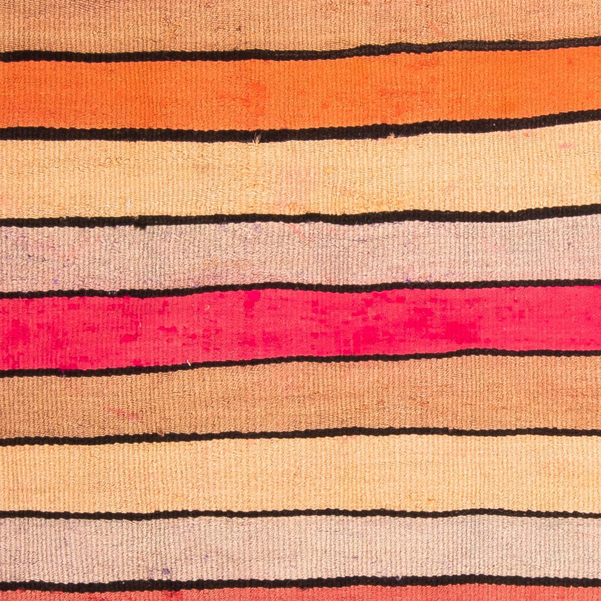 Tapis Kelim - Vieux carré  - 120 x 110 cm - multicolore