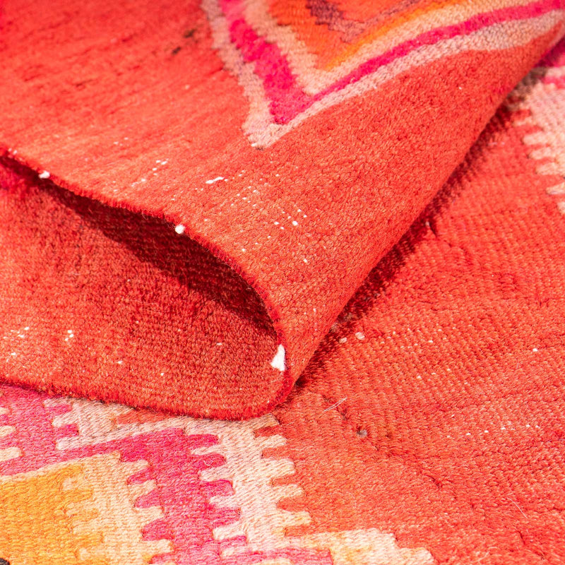 Tapis de couloir Tapis Kelim - Vieux - 355 x 90 cm - multicolore