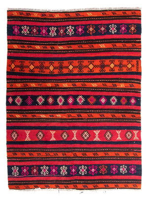 Tapis Kelim - Vieux - 200 x 160 cm - multicolore