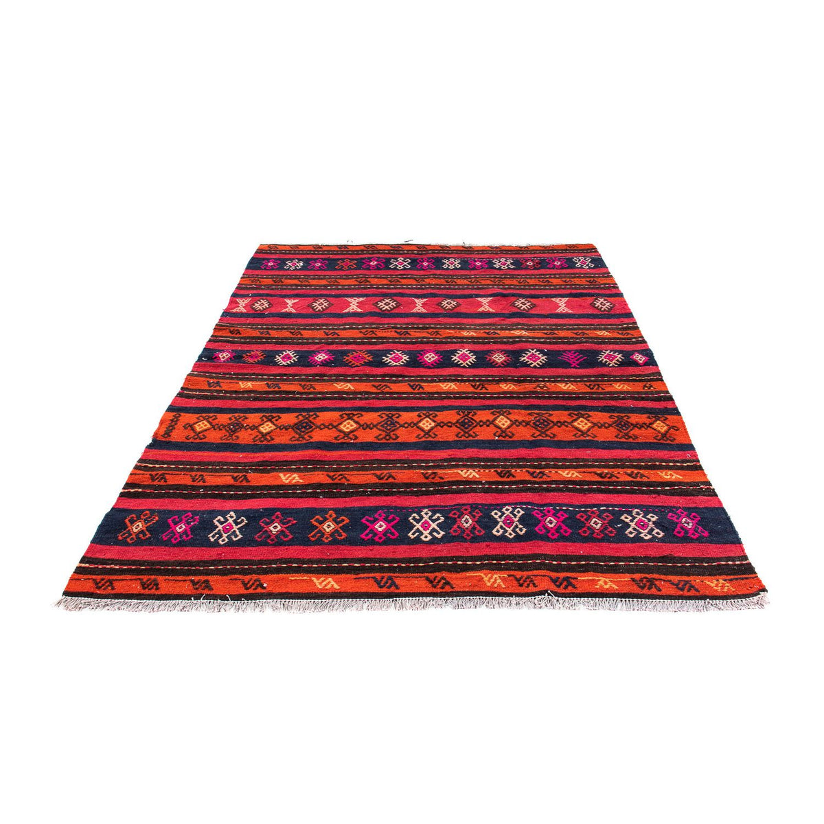 Tapis Kelim - Vieux - 200 x 160 cm - multicolore