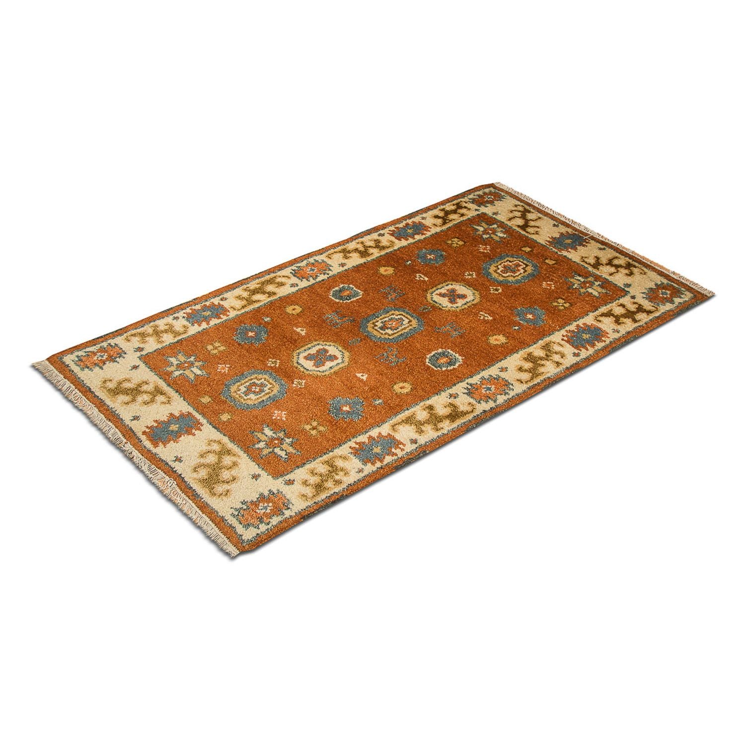 Tapis oriental - 118 x 64 cm - orange