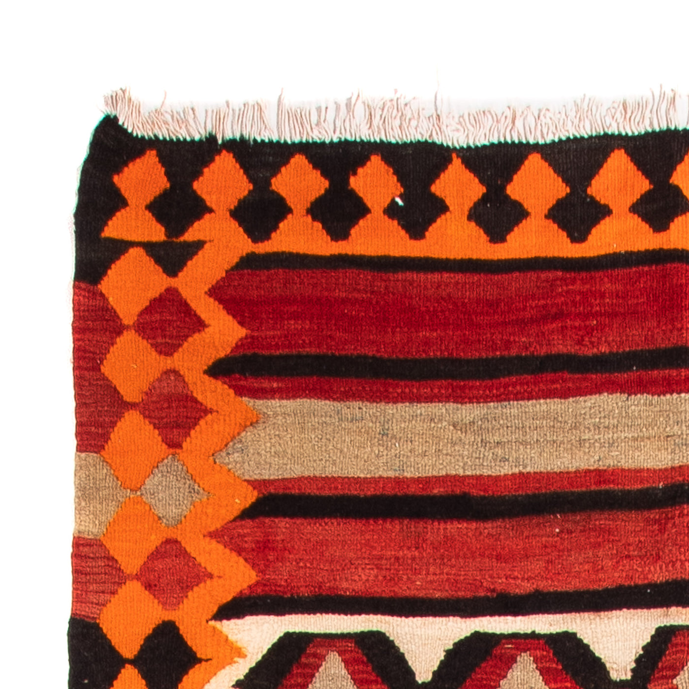 Kilim ancien Tapis 370x130cm
