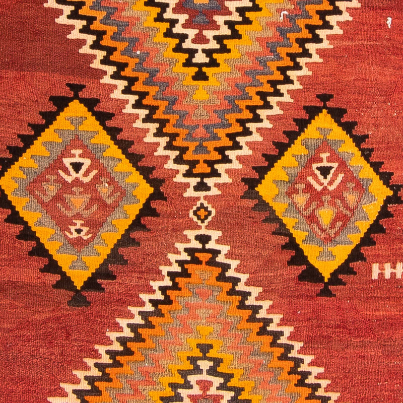 Tapis de couloir Tapis Kelim - Vieux - 310 x 127 cm - multicolore