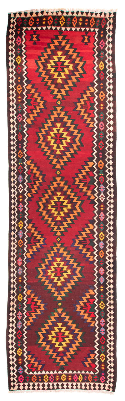 Kilim ancien Tapis 124x440cm