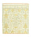 Tapis design carré  - 63 x 60 cm - beige