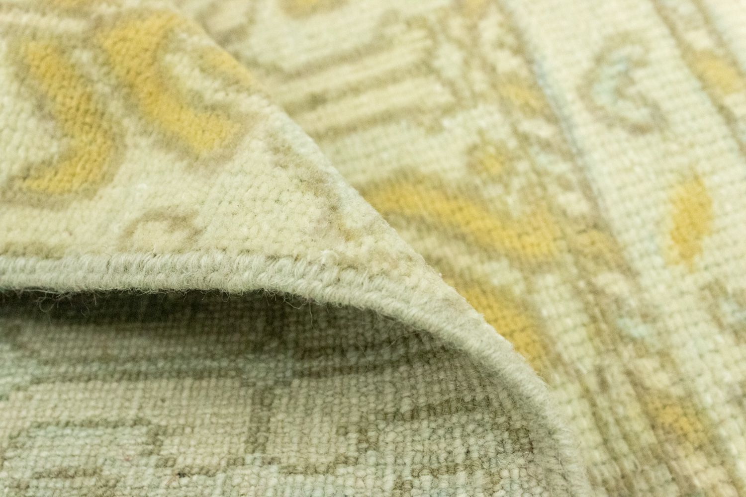 Tapis design carré  - 63 x 60 cm - beige
