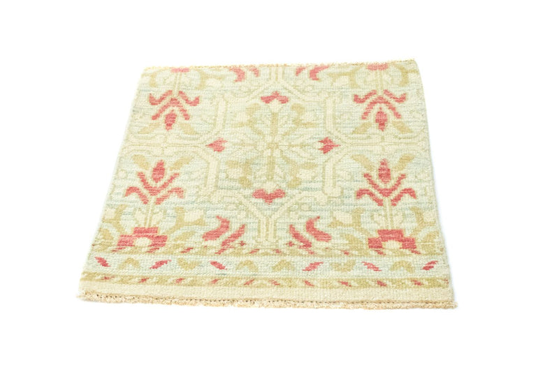 Tapis design carré  - 63 x 62 cm - beige