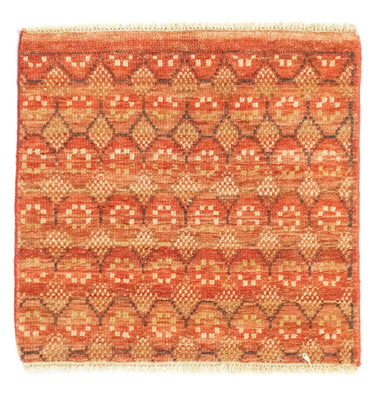 Tapis design carré  - 62 x 59 cm - orange