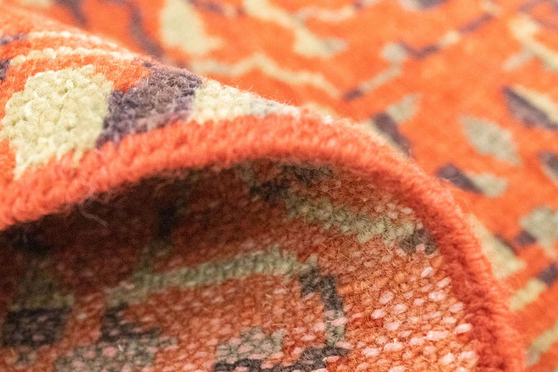 Tapis design carré  - 62 x 61 cm - orange