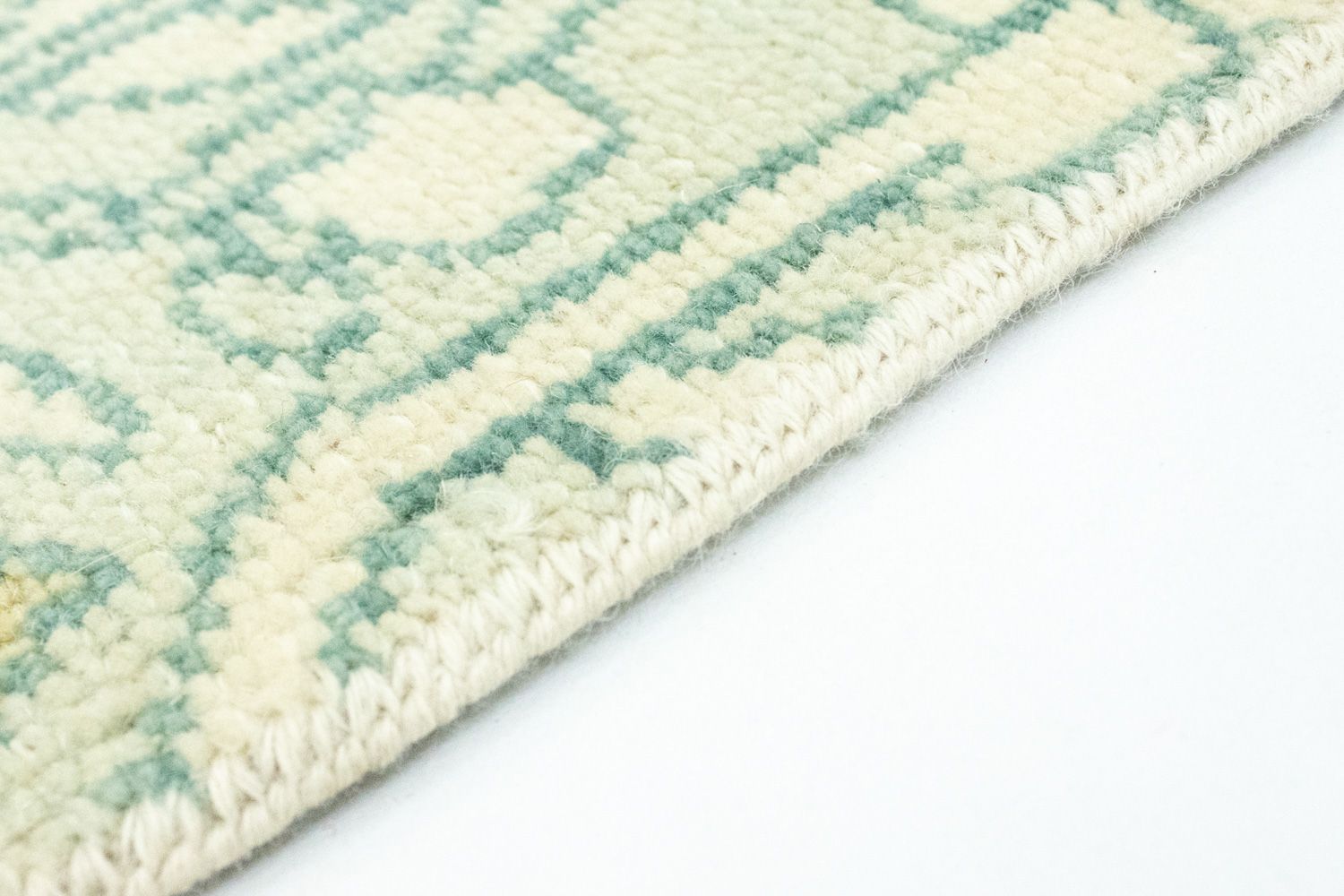 Tapis design - 90 x 60 cm - vert clair