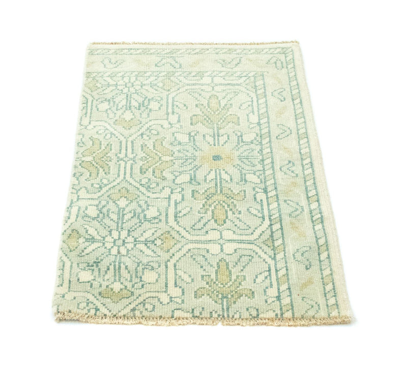 Tapis design - 90 x 60 cm - vert clair