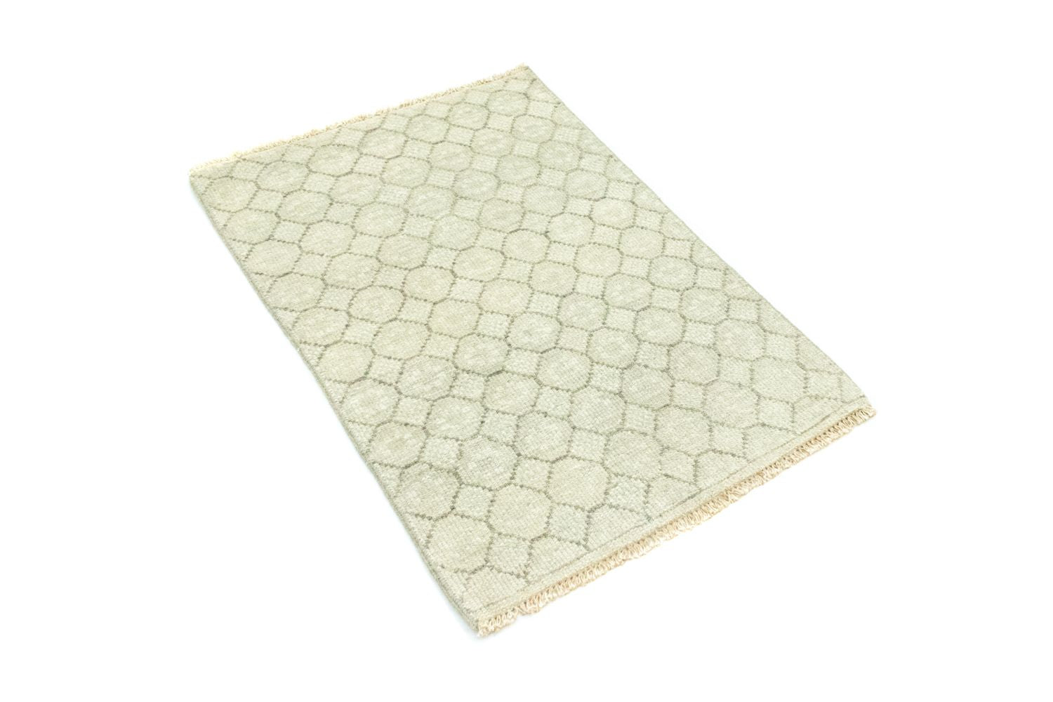 Tapis en laine - 88 x 60 cm - beige