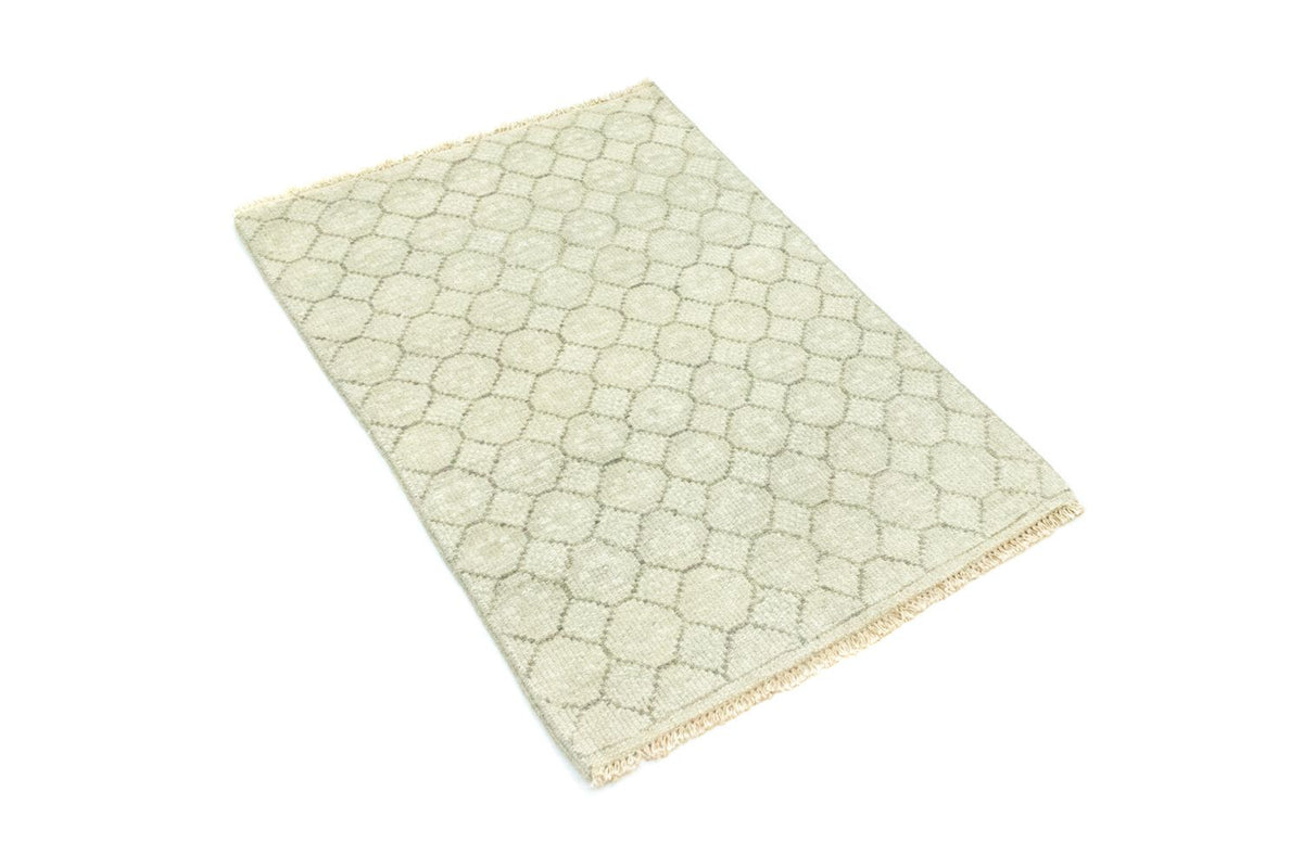 Tapis en laine - 88 x 60 cm - beige