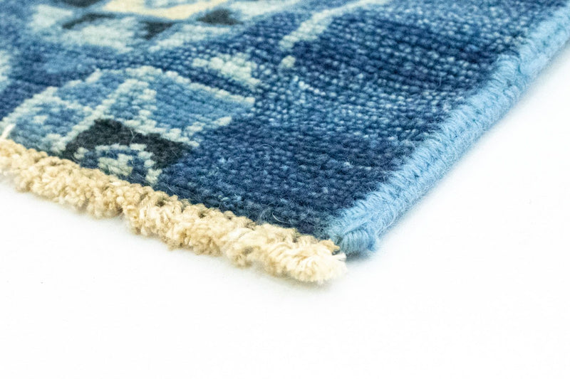 Tapis design - 95 x 63 cm - bleu