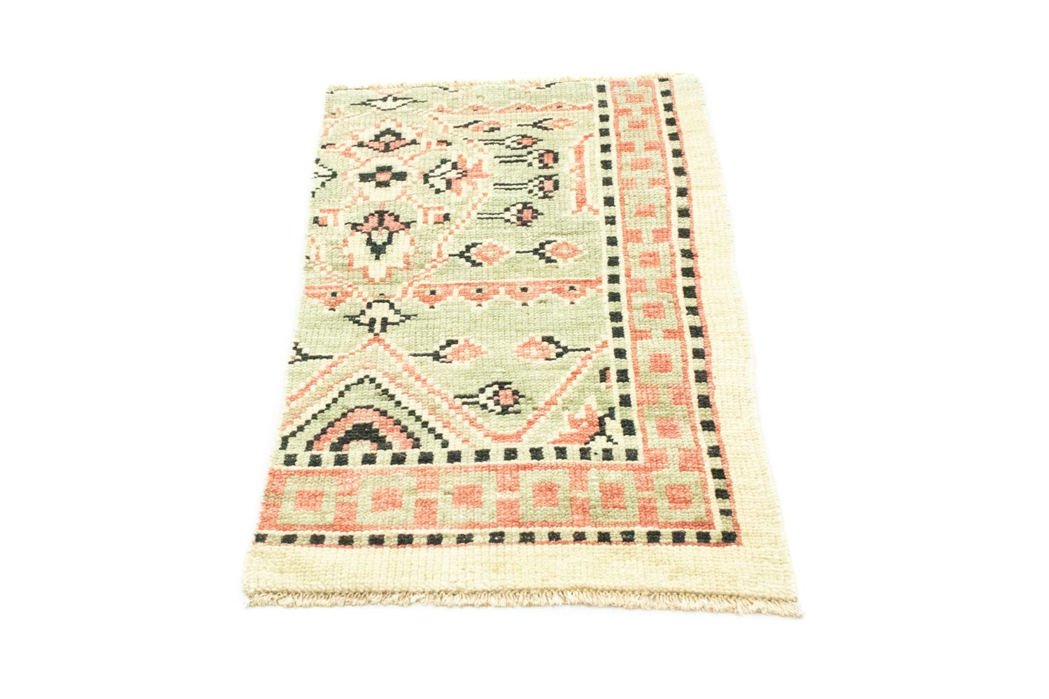 Tapis en laine - 93 x 59 cm - beige