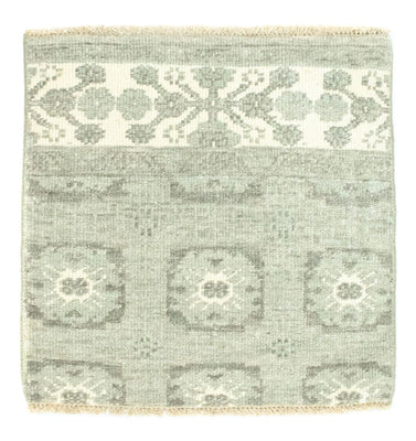 Tapis design carré  - 60 x 60 cm - vert clair