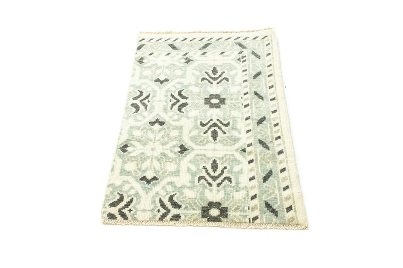 Tapis en laine - 93 x 60 cm - vert clair