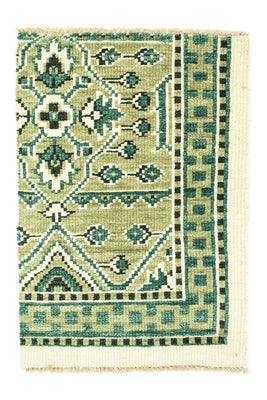 Tapis en laine - 87 x 64 cm - vert