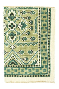 Tapis en laine - 87 x 64 cm - vert