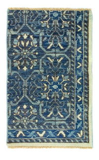Tapis design - 92 x 59 cm - bleu