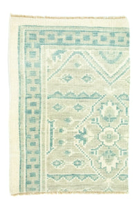Tapis design - 95 x 62 cm - bleu clair