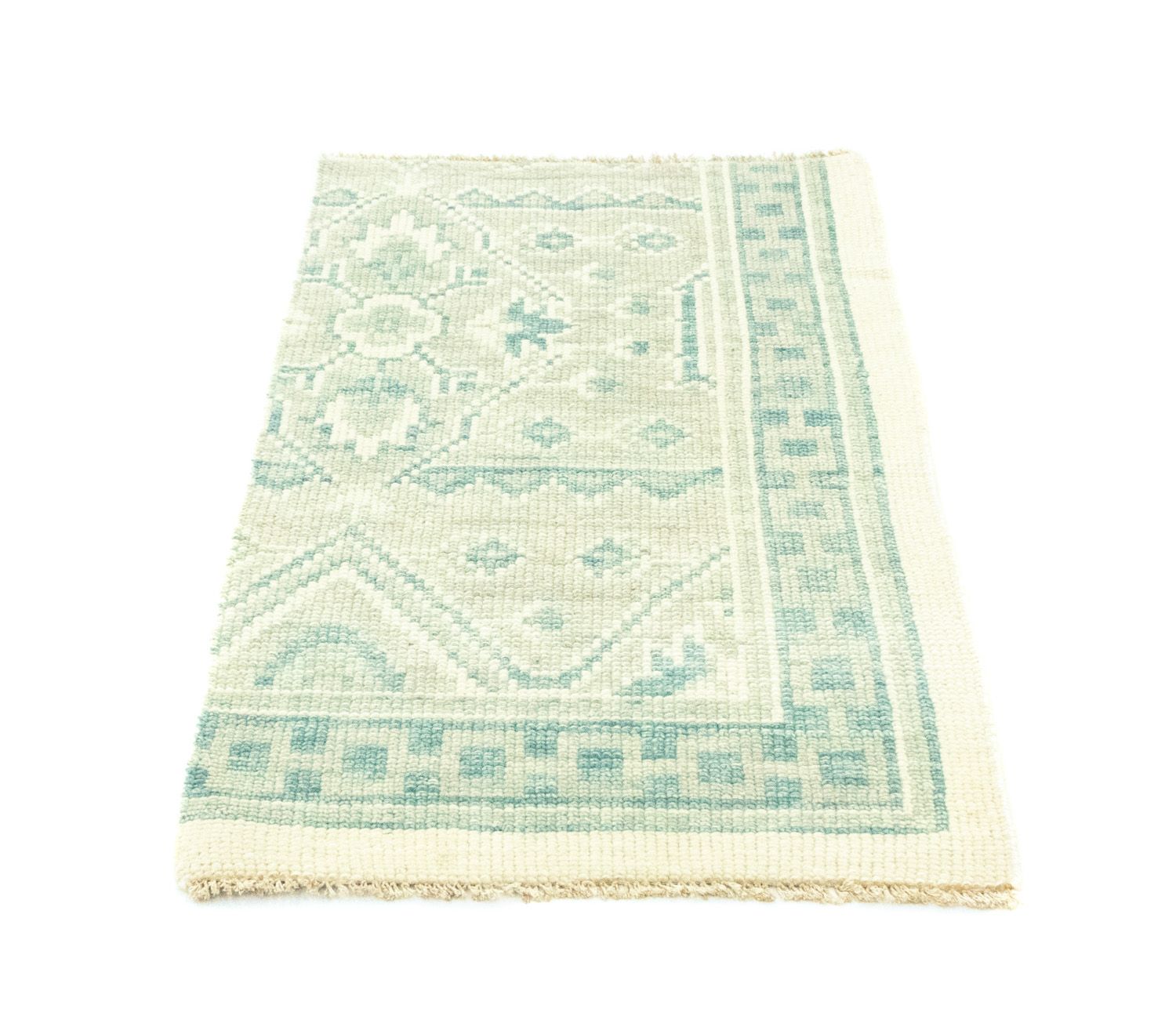 Tapis design - 95 x 62 cm - bleu clair