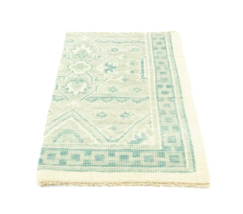 Tapis design - 95 x 62 cm - bleu clair