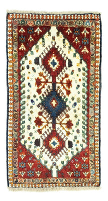 Tapis persan - Nomadic - 105 x 60 cm - beige