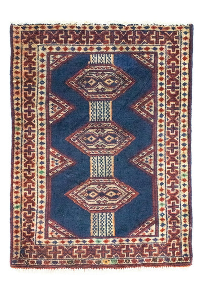 Tapis Turkaman 63x83cm - Tapis persan