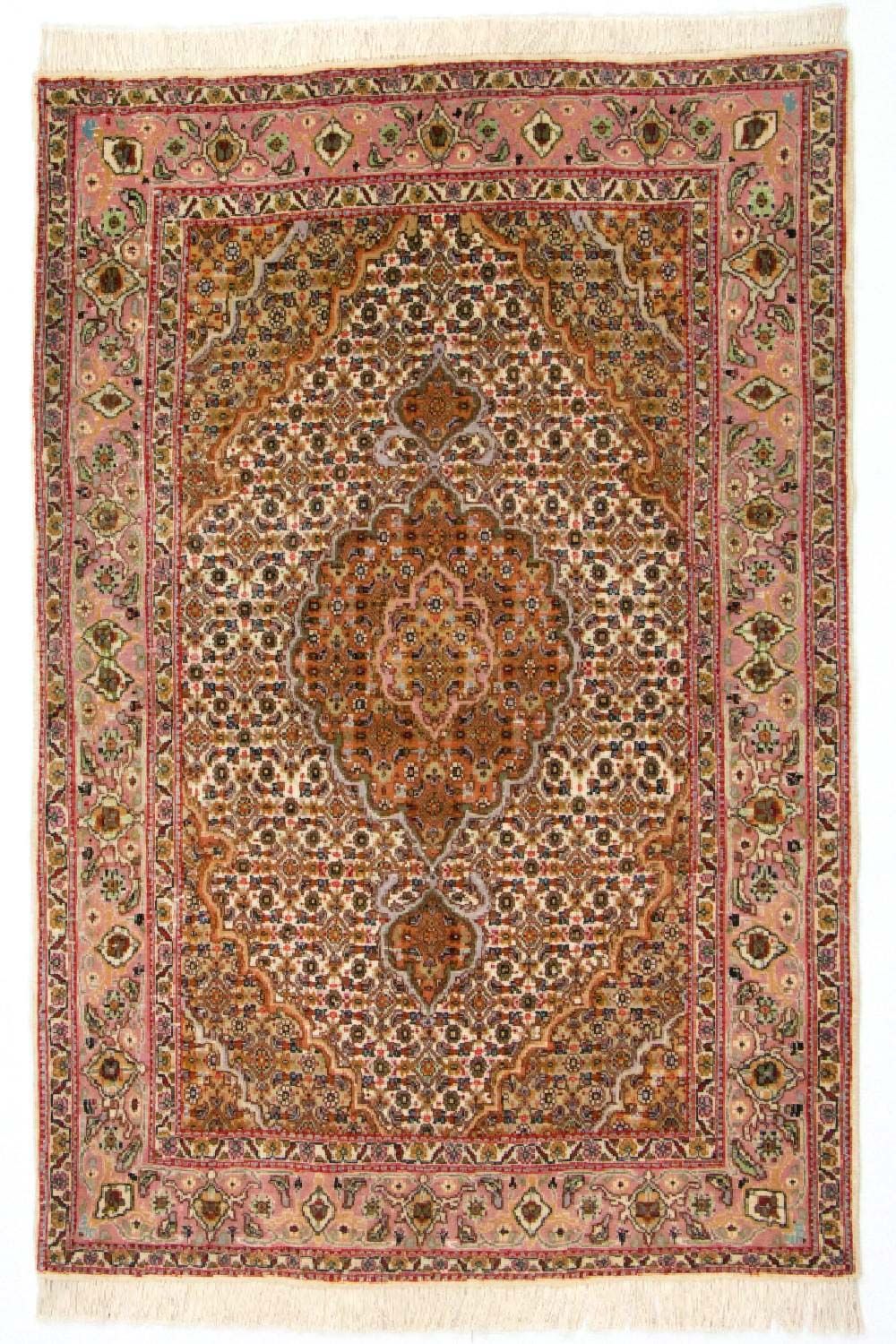 Tapis persan - Tabriz - Royal - 125 x 83 cm - marron