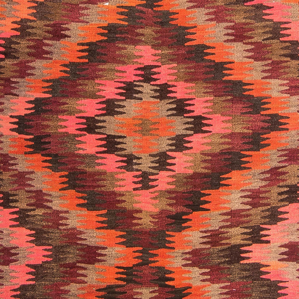 Tapis de couloir Tapis Kelim - Vieux - 380 x 150 cm - multicolore