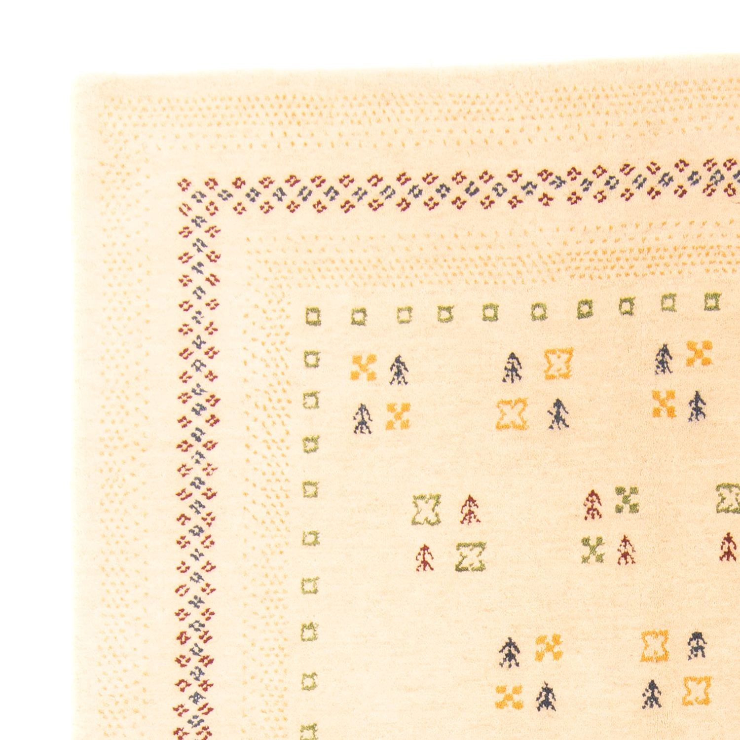Tapis Gabbeh - Loribaft Softy - 197 x 140 cm - multicolore