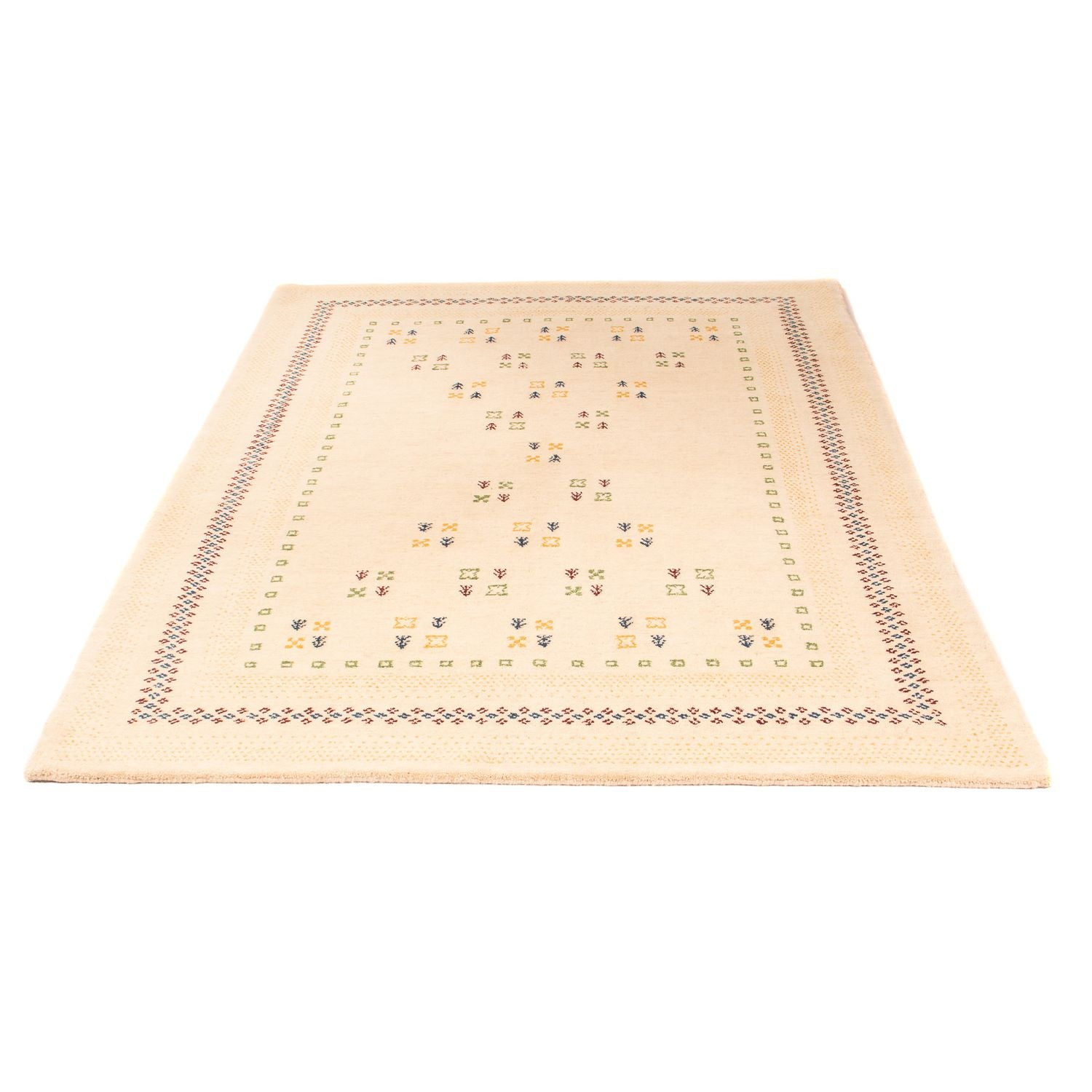 Tapis Gabbeh - Loribaft Softy - 197 x 140 cm - multicolore