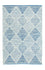 Tapis Kelim - Tendance - 92 x 62 cm - bleu clair