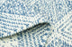 Tapis Kelim - Tendance - 92 x 62 cm - bleu clair