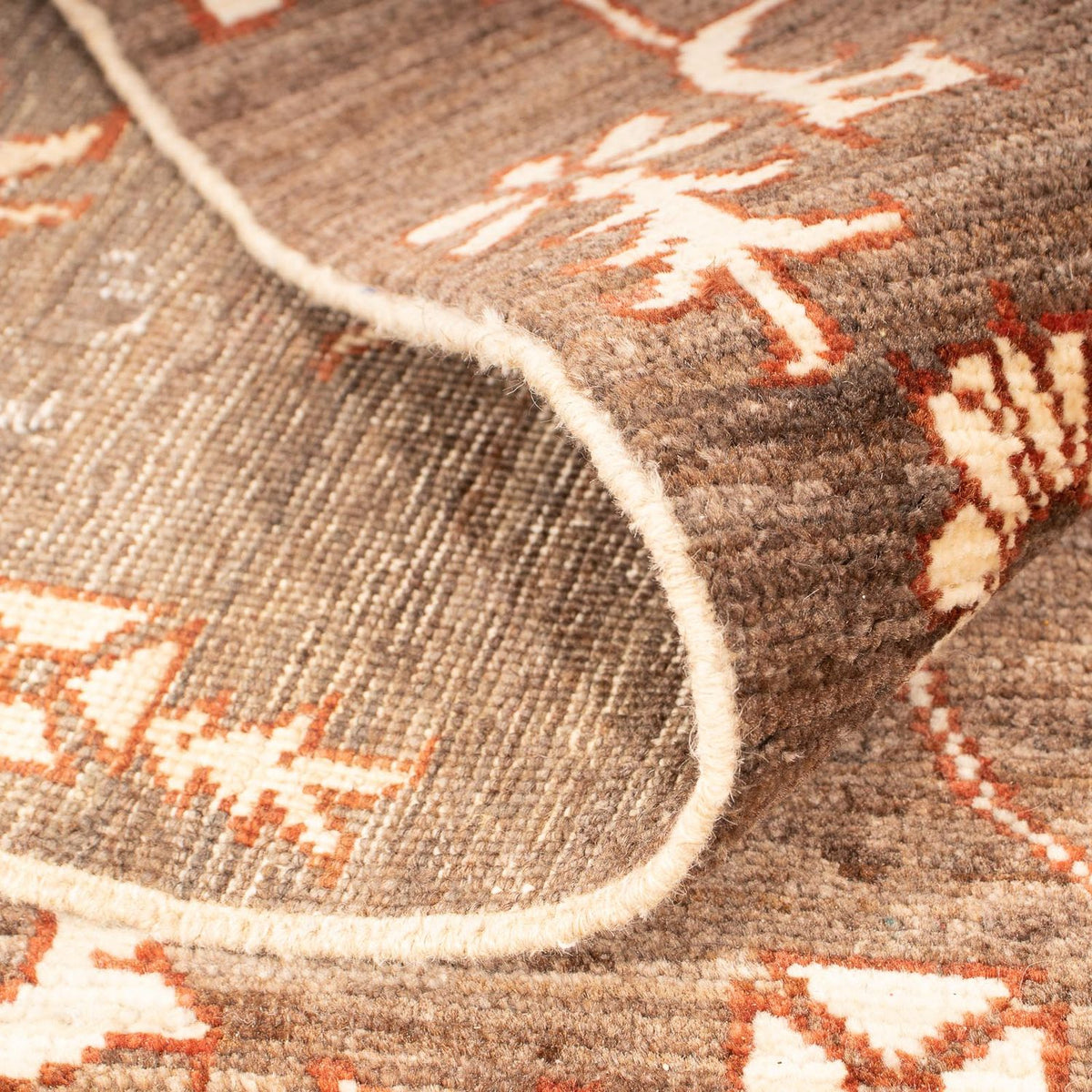 Tapis Ziegler - Moderne carré  - 196 x 182 cm - marron